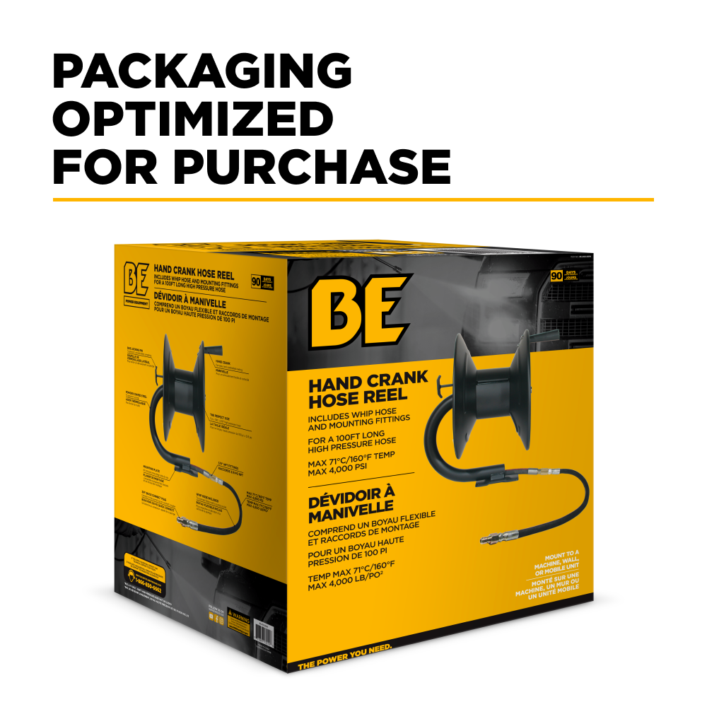 100' High Pressure Hose Reel Kit