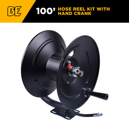 100' Hose Reel Kit with Hand Crank