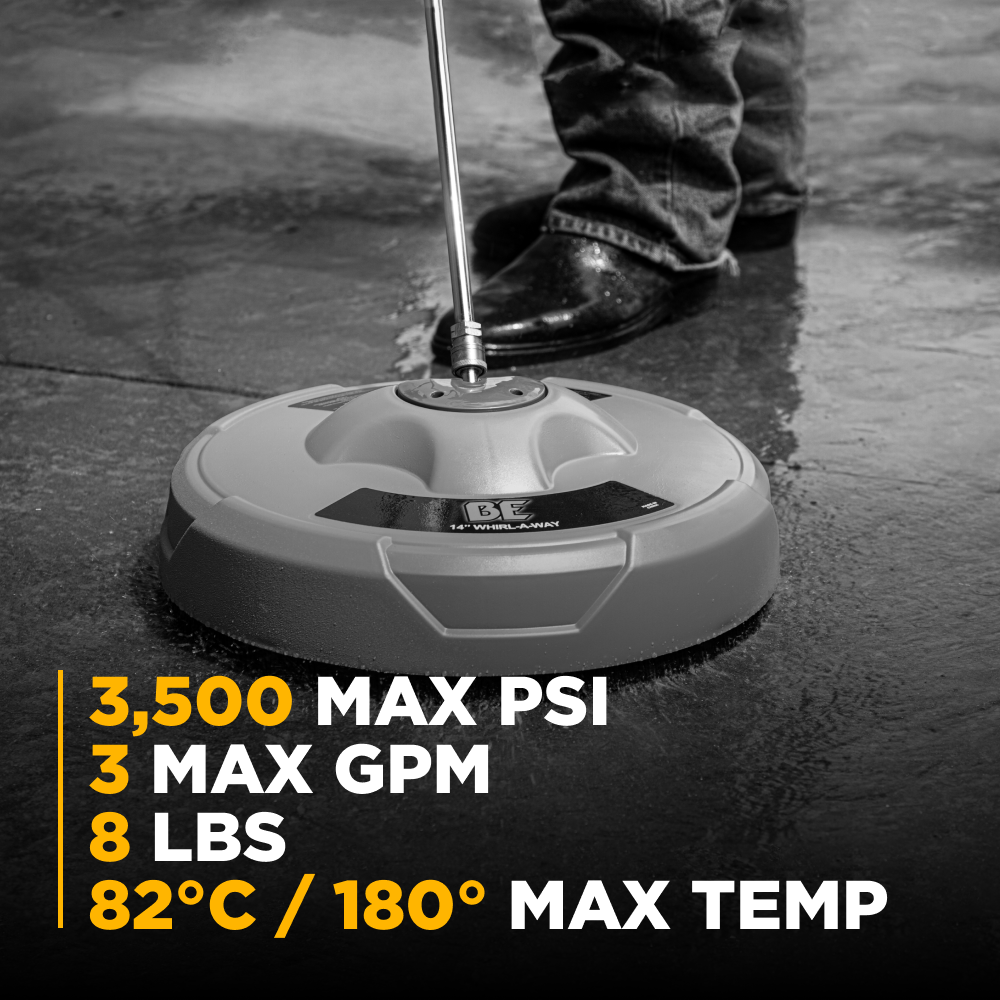 15" Whirl-A-Way Pressure Washer Surface Cleaner
