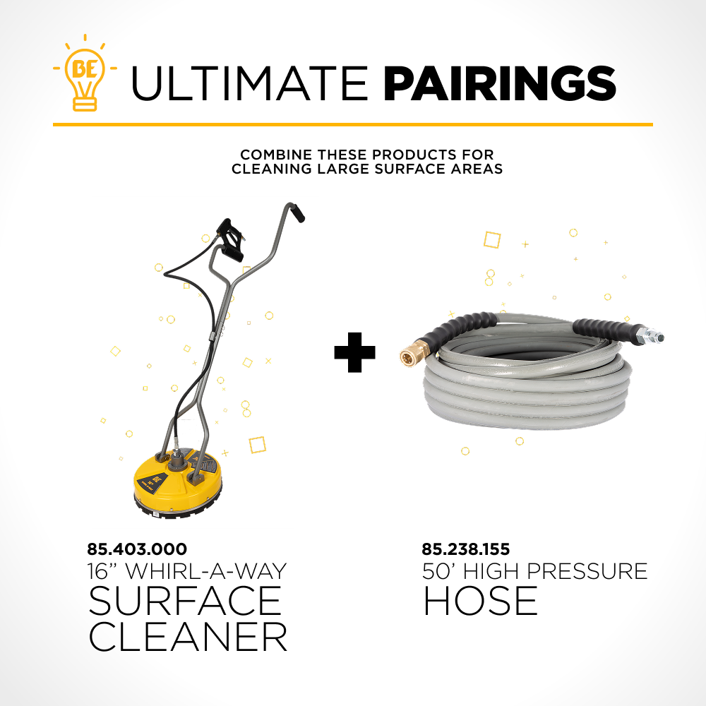 16" Whirl-A-Way Pressure Washer Surface Cleaner