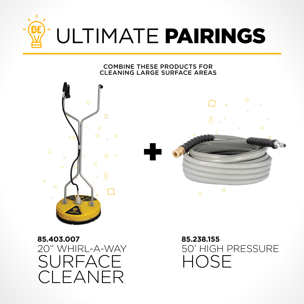 20" Whirl-A-Way Pressure Washer Surface Cleaner