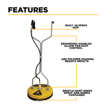 20" Whirl-A-Way Pressure Washer Surface Cleaner