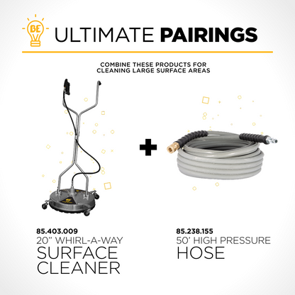 20" Whirl-A-Way Surface Cleaner