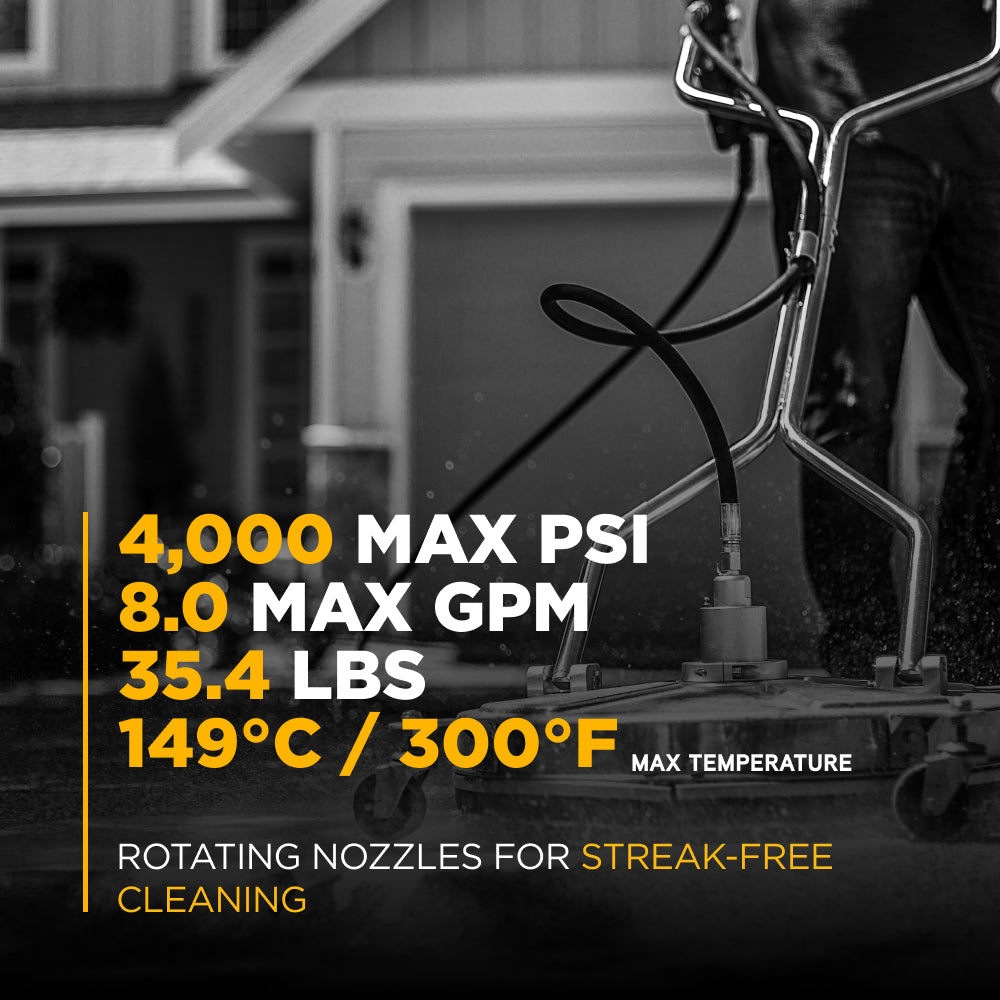 20" Whirl-A-Way Surface Cleaner