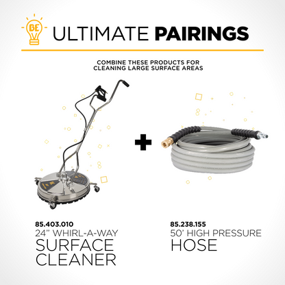 24" Whirl-A-Way Surface Cleaner