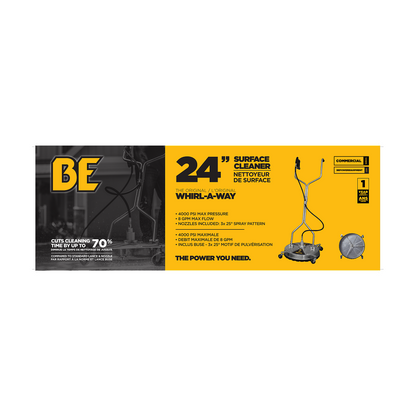 24" Whirl-A-Way Surface Cleaner