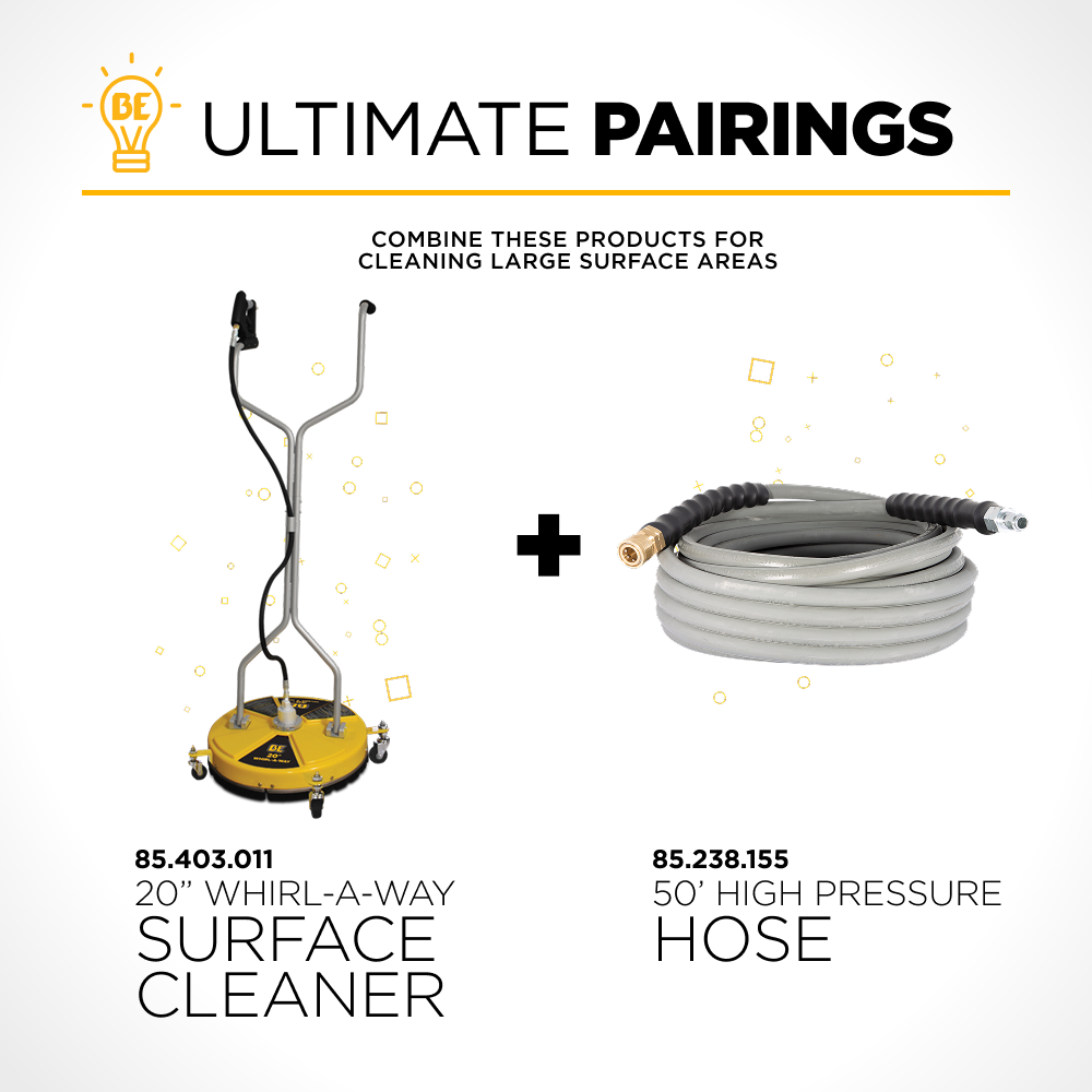 20" Whirl-A-Way Surface Cleaner
