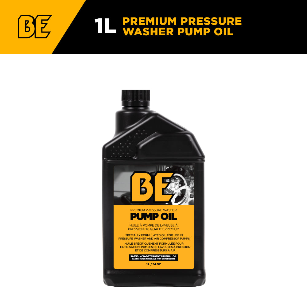 High Pressure Pump Oil for Pressure Washer – 1L (12 Pack) – BE