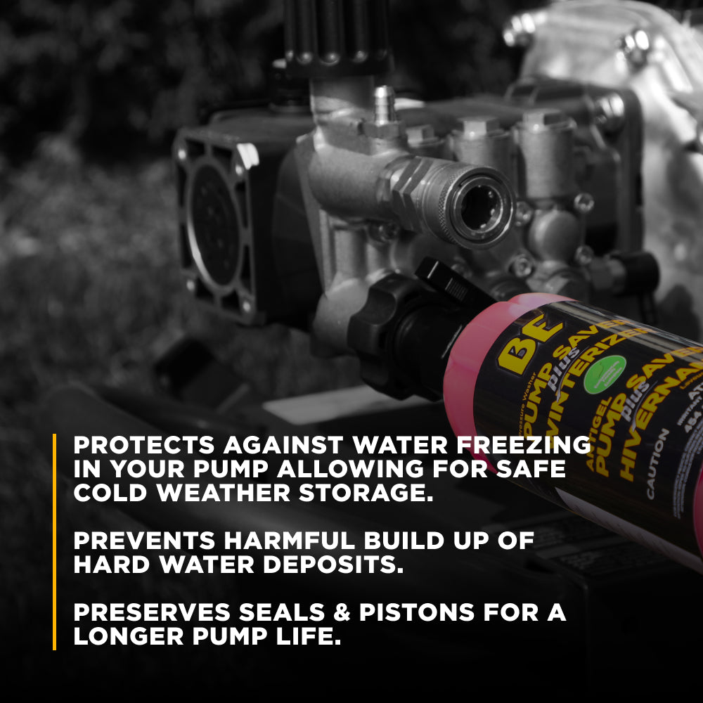 pressure washer winterization pump saver antifreeze system setup