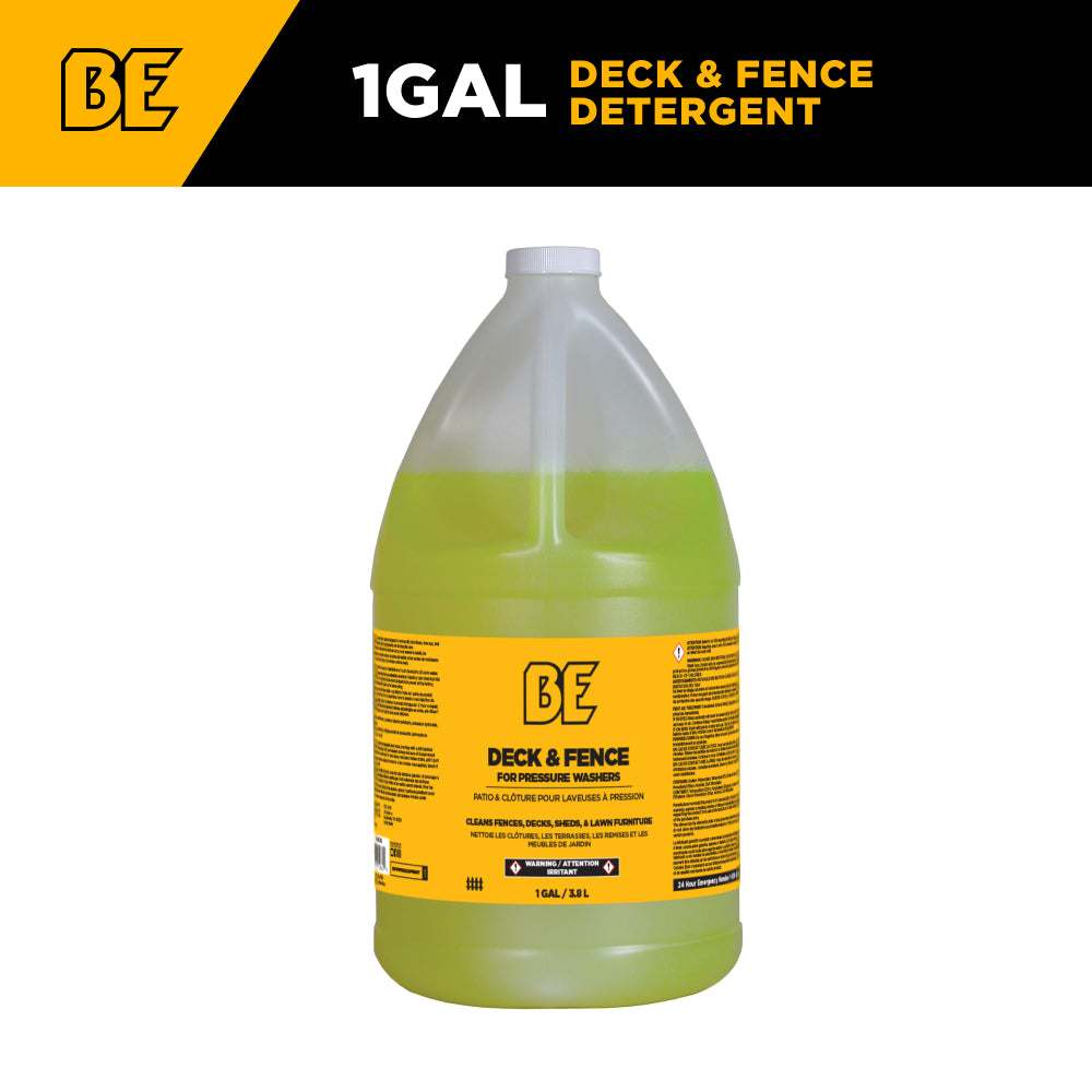 Pressure Washer Deck and Fence Detergent – 1 Gallon (4 Pack)