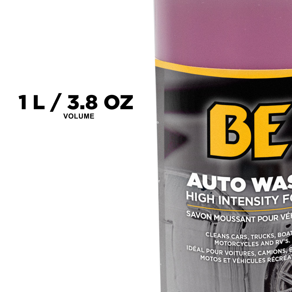 Pressure Washer Soap for Cars: High Foam Auto Wash 1L (12 Pack)