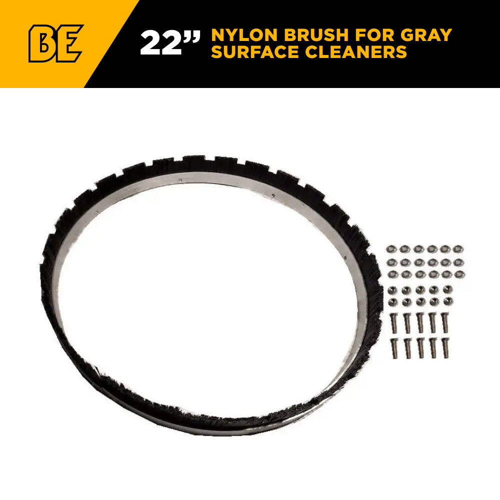 BRUSH, NYLON WAW 22" GREY