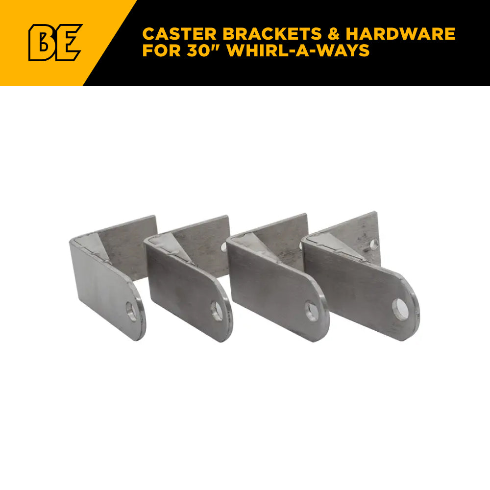 CASTER BRACKETS & HRDWR 30" WAW