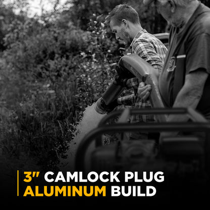 CAMLOCK, ALUMINIUM 3" DP