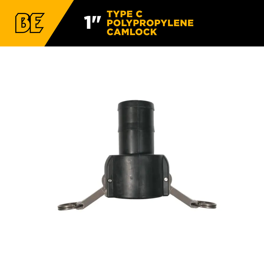 1" Type C Polypropylene Camlock
