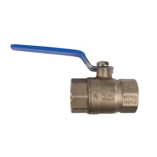 Robinet à boisseau sphérique à passage intégral de 1-1/4"