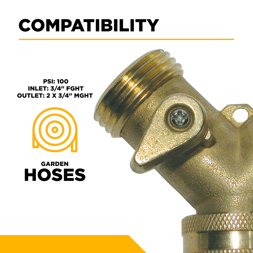 VALVE, GARDEN HOSE BRASS