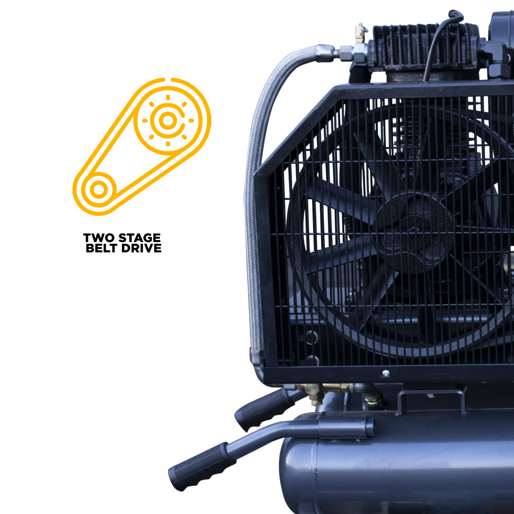 Compresseur/générateur d'air à gaz de 16 pi3/min à 175 psi avec moteur Honda GX390