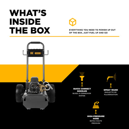 1,500 PSI 3.0 GPM 3.0 HP Electric Pressure Washer with Baldor Electric Motor and AR Triplex Pump - B153EA