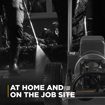 2,000 PSI 3.5 GPM 5.0 HP Electric Pressure Washer with Baldor Motor and AR Triplex Pump - B205E34A