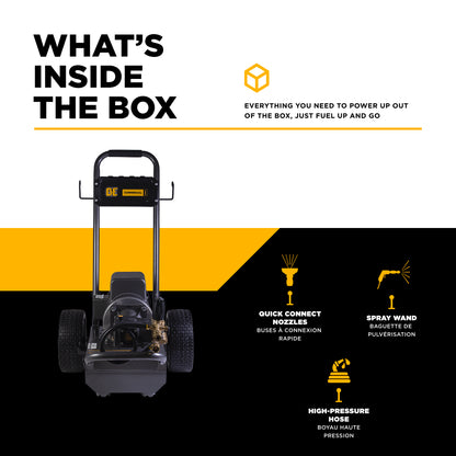 2,000 PSI 3.5 GPM 5.0 HP Electric Pressure Washer with Baldor Motor and AR Triplex Pump - B205EA