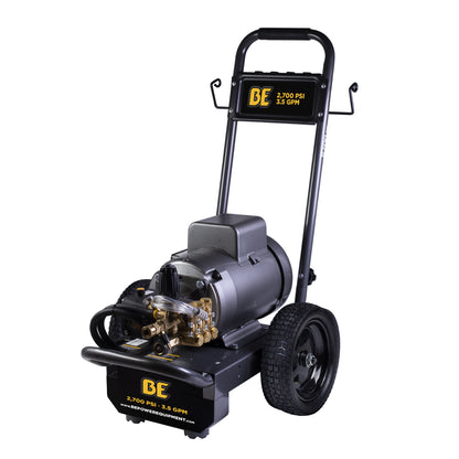 Nettoyeur haute pression électrique de 2 700 PSI - 3,5 GPM avec moteur Baldor et pompe AR Triplex