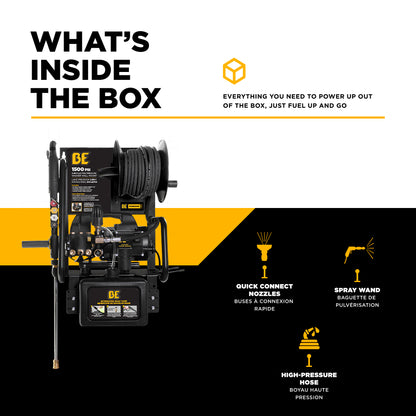 1,500 PSI 1.6 GPM 1.5 HP Electric Pressure Washer with Powerease Motor and Triplex Pump - P1515EPNW