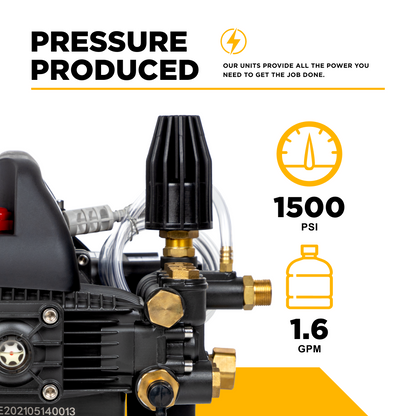 1,500 PSI 1.6 GPM 1.5 HP Electric Pressure Washer - P1515EPN