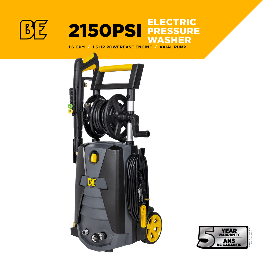 2,150 PSI 1.6 GPM Electric Pressure Washer with Powerease Motor and AR Axial Pump - P2115EN