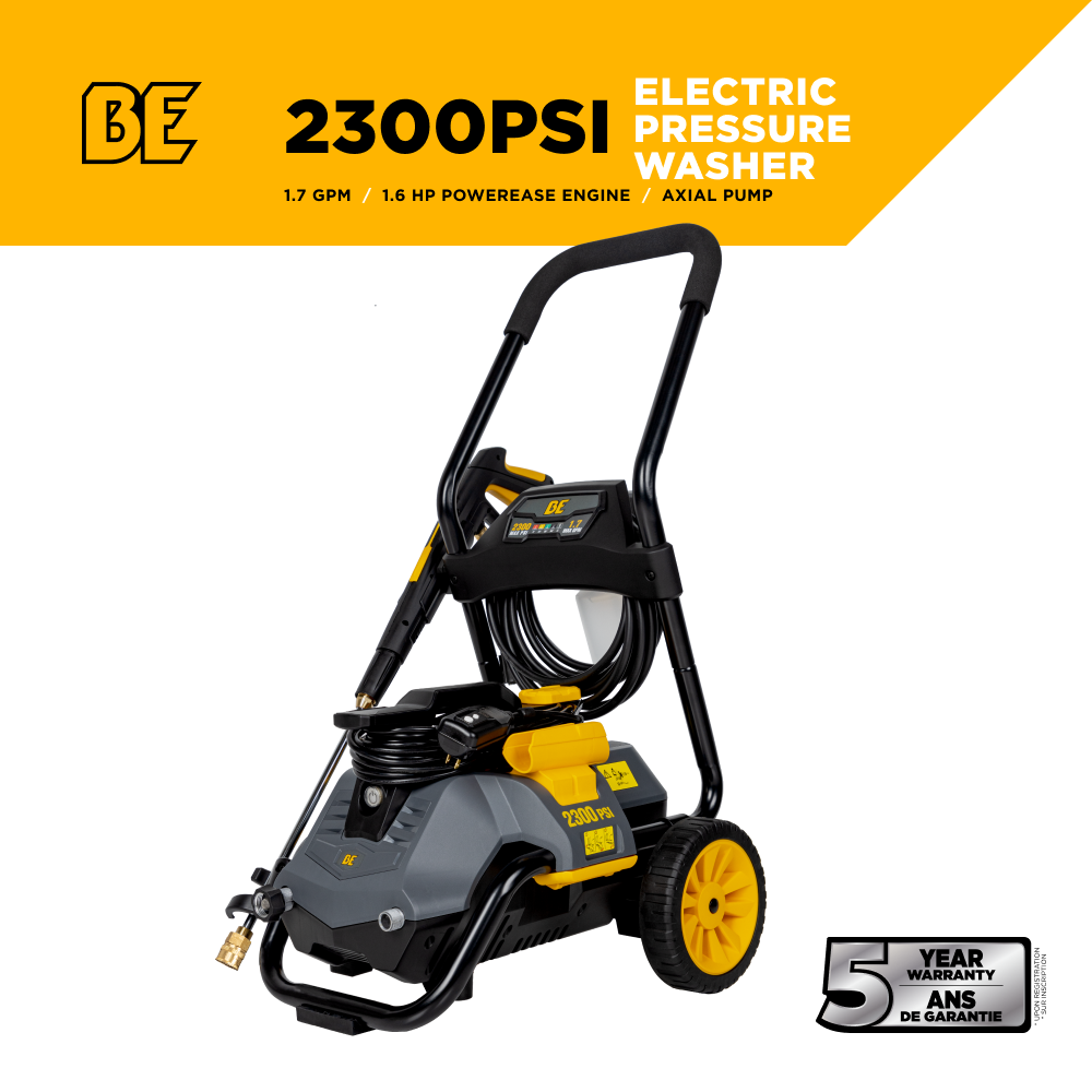 2,300 PSI 1.7 GPM Electric Pressure Washer with Powerease Motor and AR Axial Pump - P2314EN