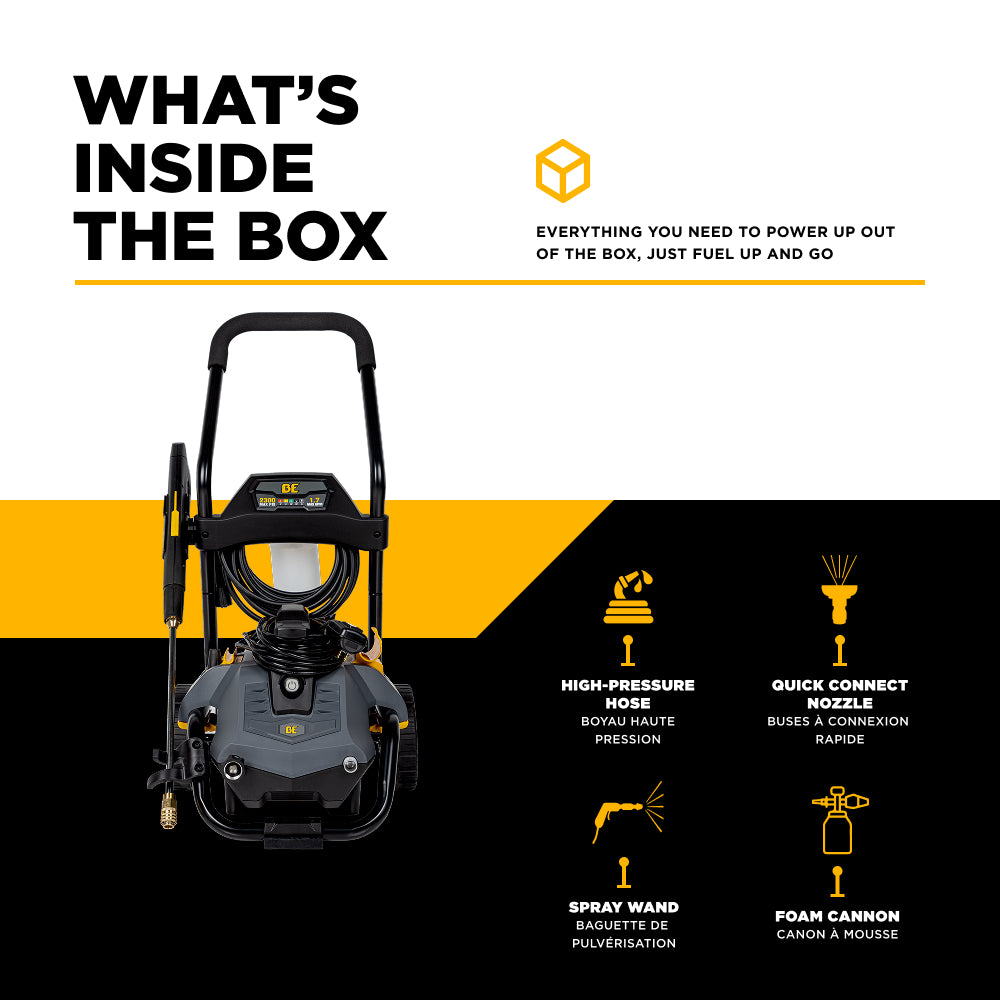 2,300 PSI 1.7 GPM Electric Pressure Washer with Powerease Motor and AR Axial Pump - P2314EN