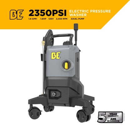 2,350 PSI 1.8 GPM Electric Pressure Washer