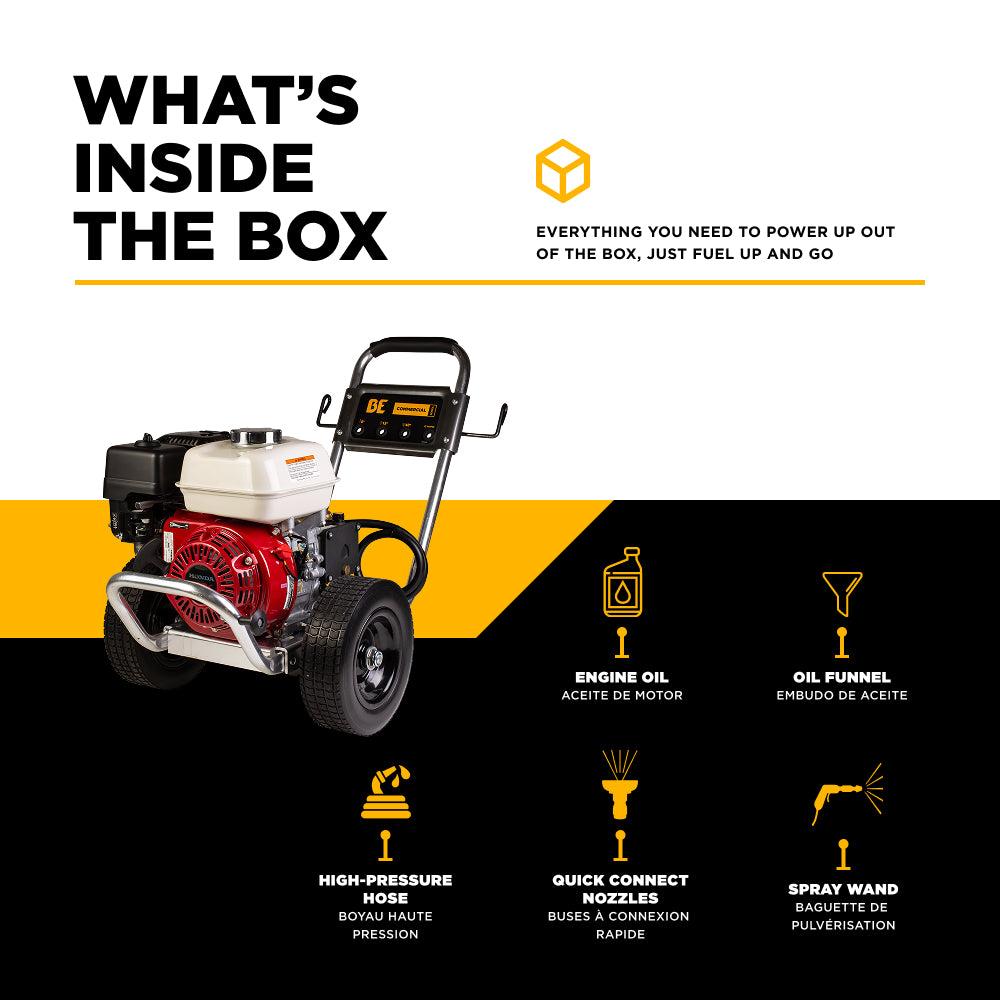 3,100 PSI 3.1 GPM Cold Water Gas Pressure Washer - B3165HAAS