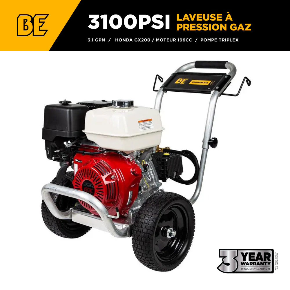 3,100 PSI 3.1 GPM Cold Water Gas Pressure Washer - B3165HAGS