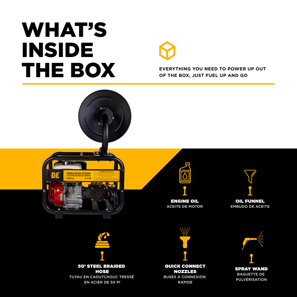 3,100 PSI 3.1 GPM Cold Water Gas Pressure Washer - B3165HRAS