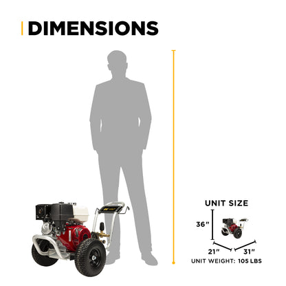3,200 PSI 5.5 GPM Cold Water Gas Pressure Washer - B3213HABAS
