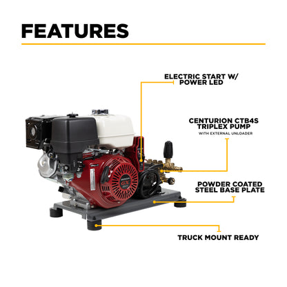 3,200 PSI 4.2 GPM Cold Water Gas Pressure Washer - B3213HETBAS