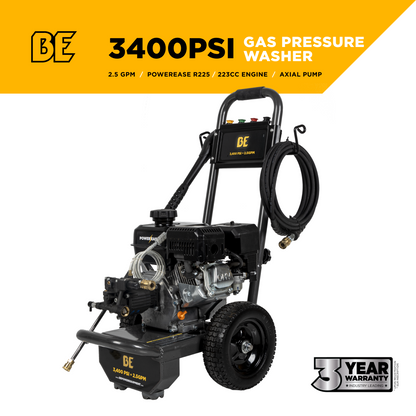 Pompe à eau, 3400 lb/po2, 2,4 gal/min, 223 cc