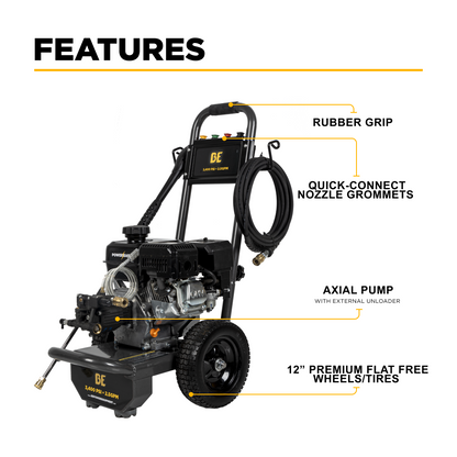 Pompe à eau, 3400 lb/po2, 2,4 gal/min, 223 cc