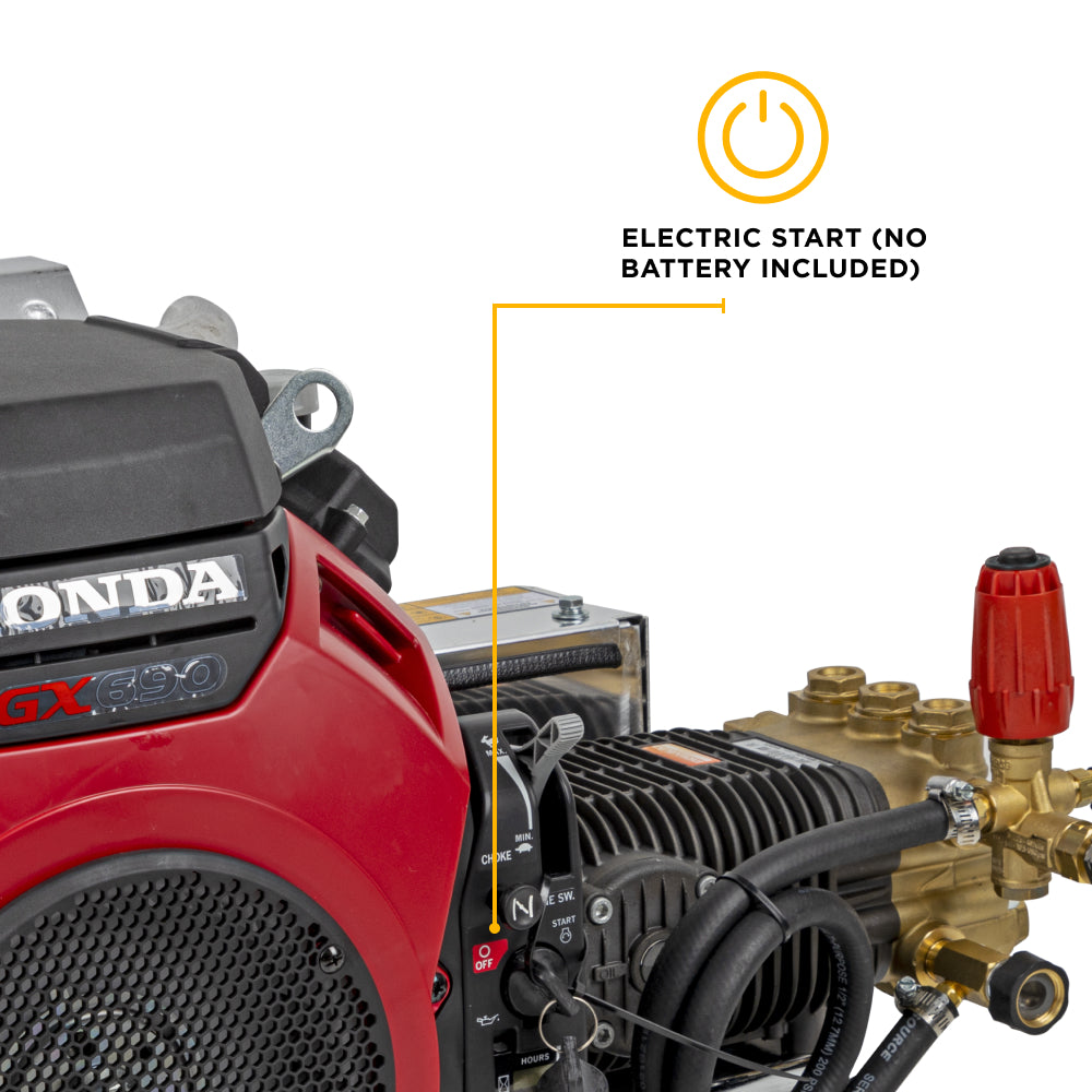 4,000 PSI 8.2 GPM Cold Water Gas Pressure Washer - B4024HETBGS