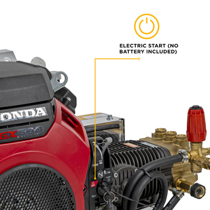 4,000 PSI 8.2 GPM Cold Water Gas Pressure Washer - B4024HETBGS