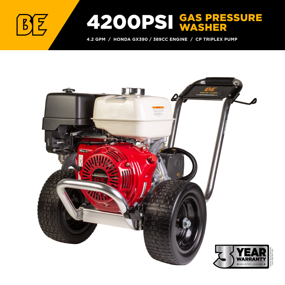 4,200 PSI 4.2 GPM Cold Water Gas Pressure Washer - B4213HAAS