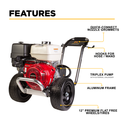 4200PSI 4.2GPM Cold Water Gas Pressure Washer - B4213HAAS