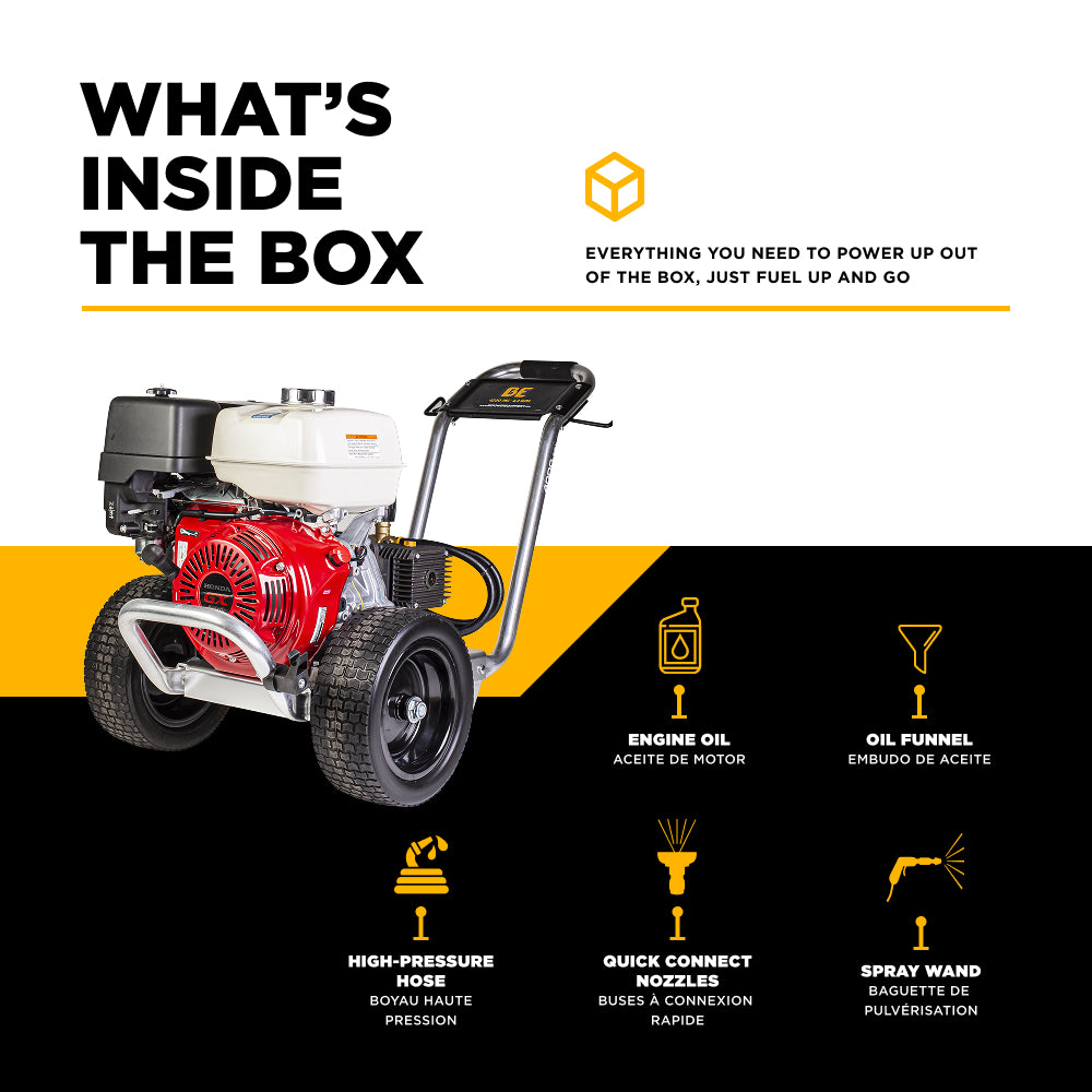 4,200 PSI 4.2 GPM Cold Water Gas Pressure Washer - B4213HAAS