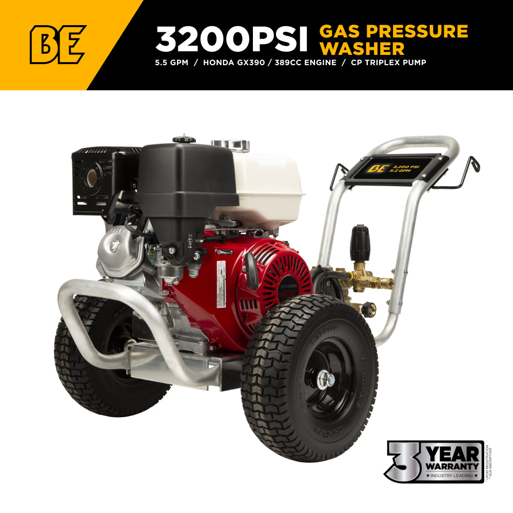 3,200 PSI 5.2 GPM Cold Water Gas Pressure Washer - B3213HABAS