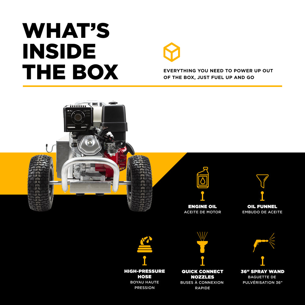 3,200 PSI 5.2 GPM Cold Water Gas Pressure Washer - B3213HABAS