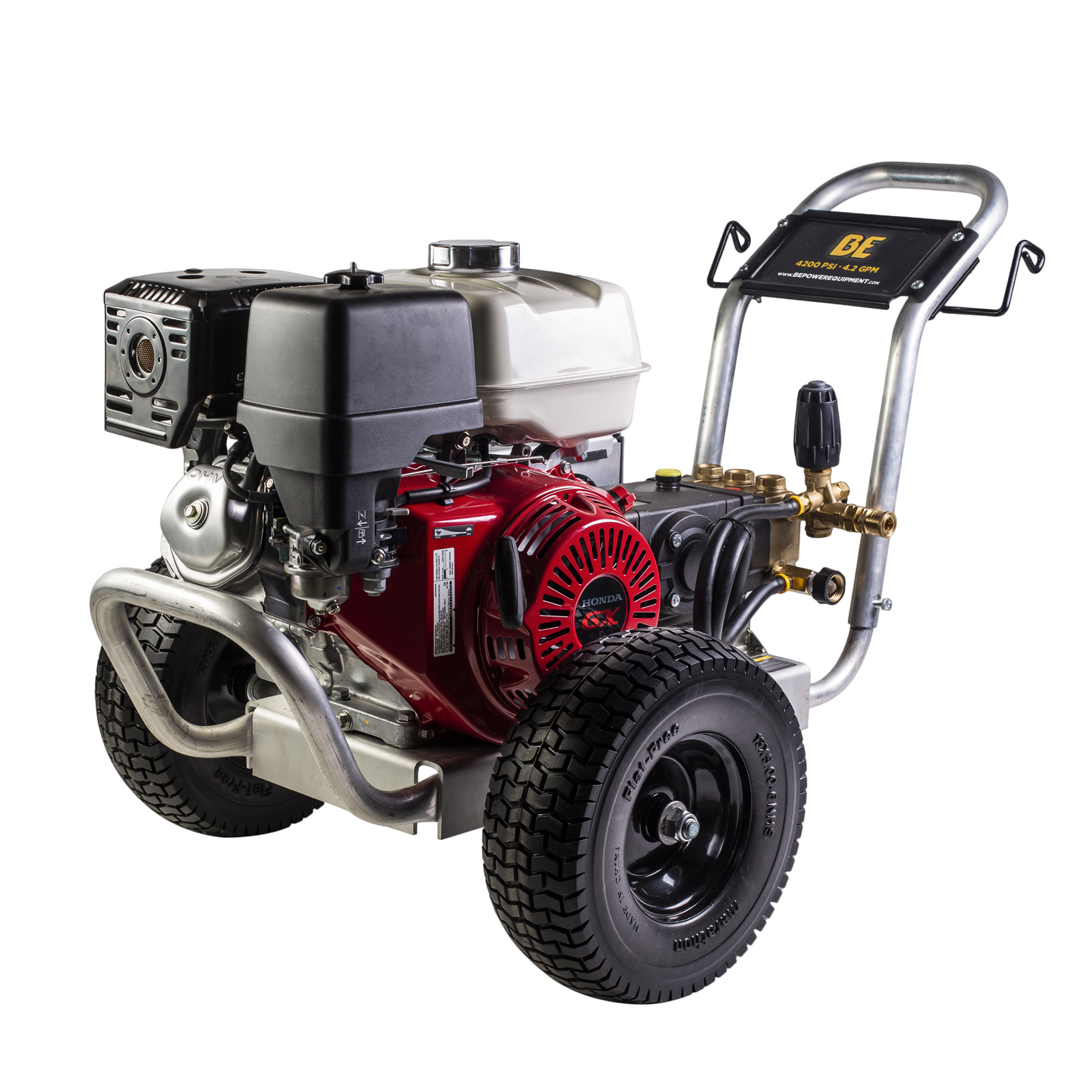 4,200 PSI 4.2 GPM Cold Water Gas Pressure Washer with Honda GX390 Engi