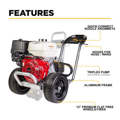 4200PSI 4.2GPM Cold Water Gas Pressure Washer - B4213HACS