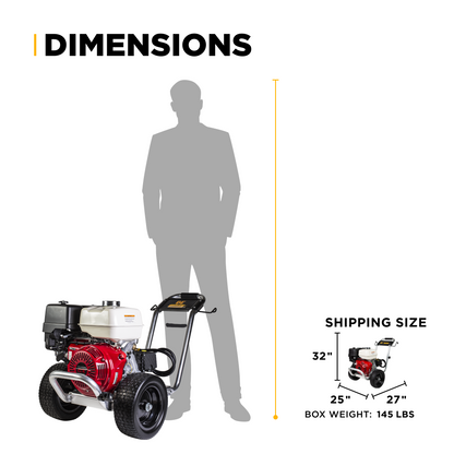 4,200 PSI 4.2 GPM Cold Water Gas Pressure Washer - B4213HAGS