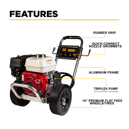 4200PSI 4.2GPM Cold Water Gas Pressure Washer - B4213HA